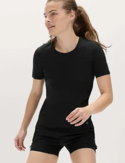 Scoop Neck Fitted T-Shirt