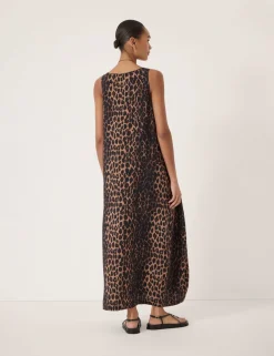 Scoop Neck Maxi Column Dress