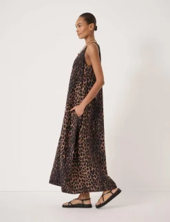 Scoop Neck Maxi Column Dress