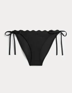 Sculpt Scallop Tie Side Bikini Bottoms