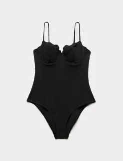 Sculpt Wired Scallop Swimsuit