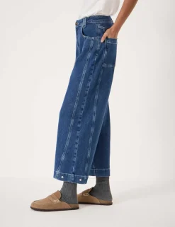 Seam Detail Barrel Leg Jeans