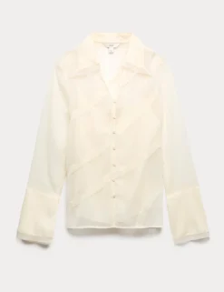 Seam Detail Collared Shirt