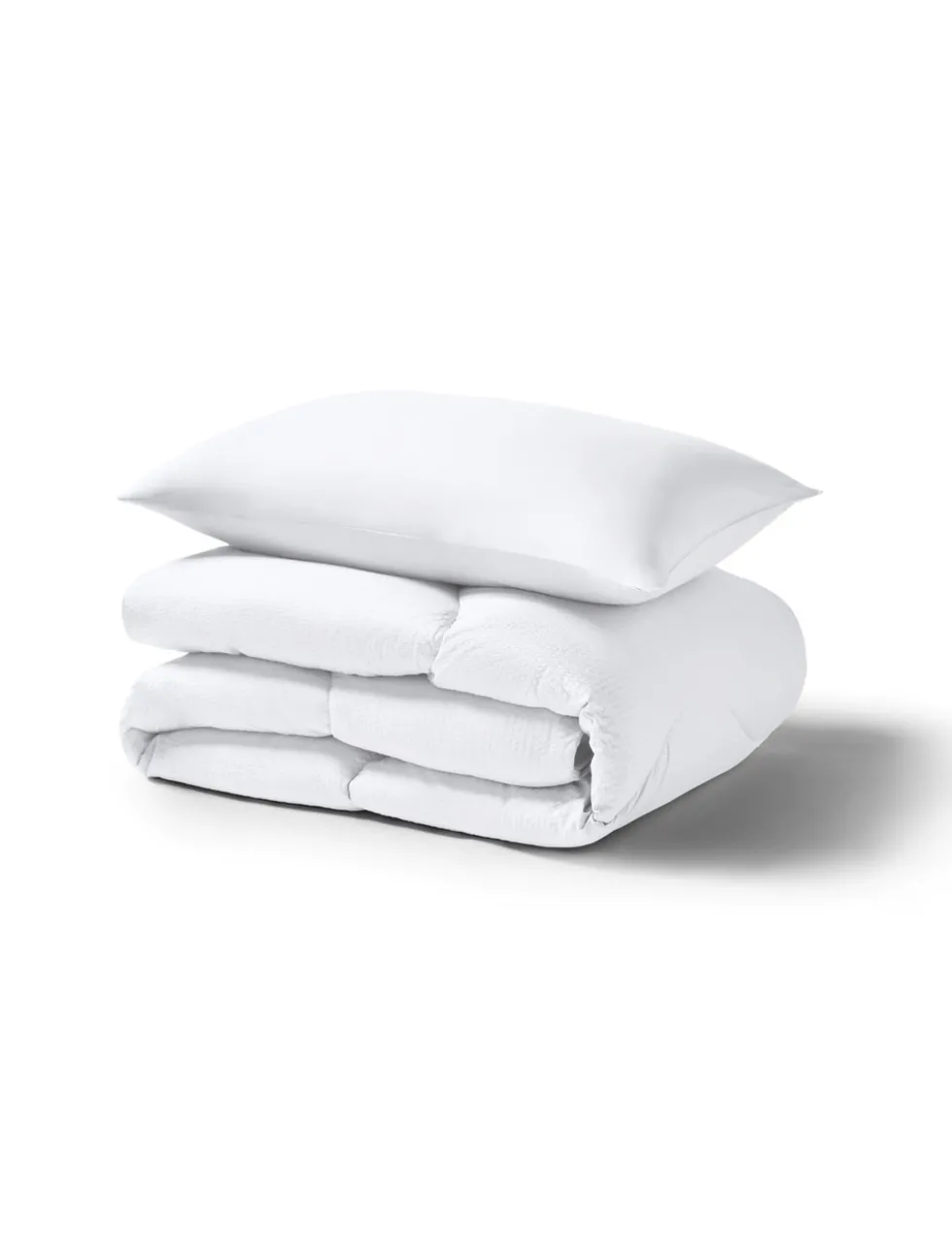Seersucker 4.5 Tog Coverless Duvet Set