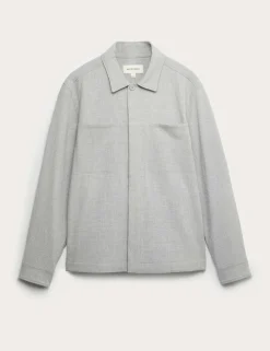 Seersucker Overshirt