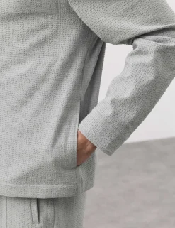 Seersucker Overshirt