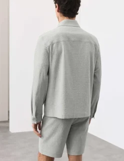Seersucker Overshirt