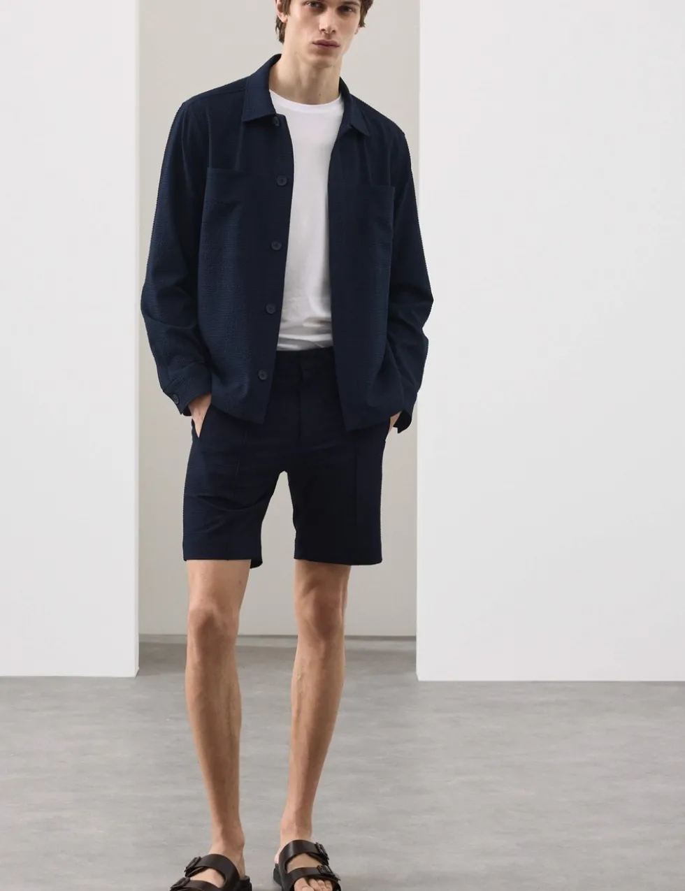Seersucker Overshirt