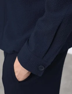 Seersucker Overshirt