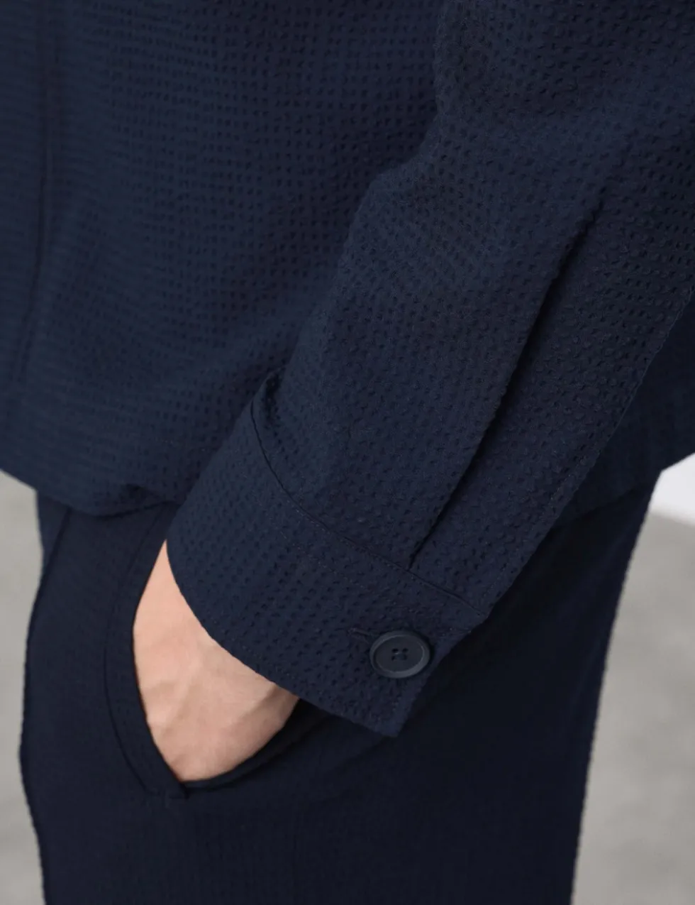 Seersucker Overshirt