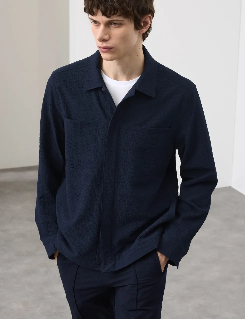 Seersucker Overshirt