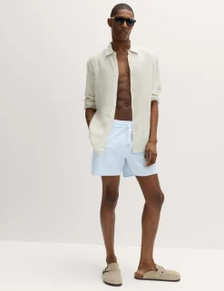 Seersucker Swim Shorts