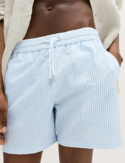 Seersucker Swim Shorts