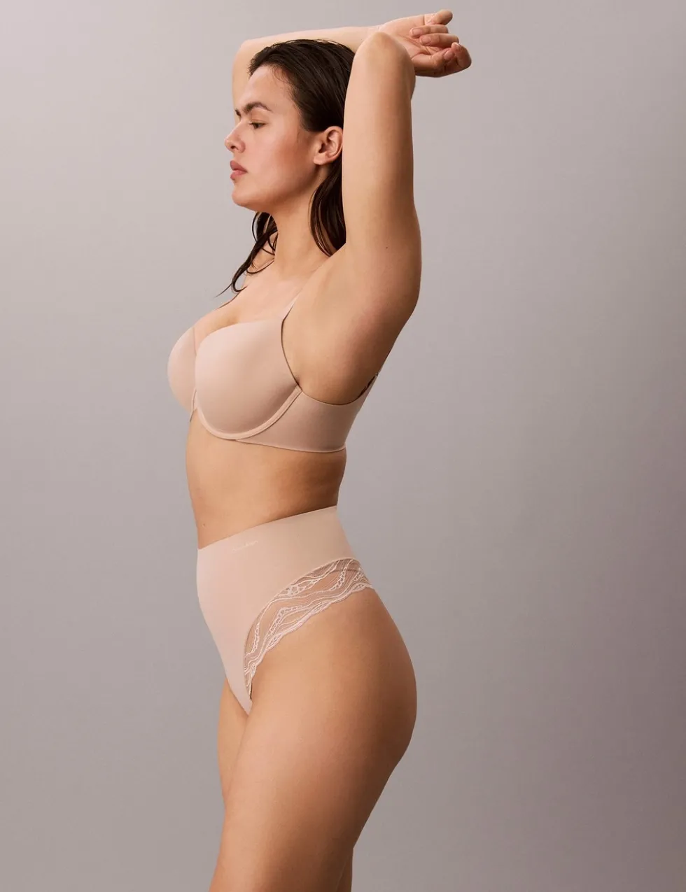 Sensual Lace High Waisted Thong
