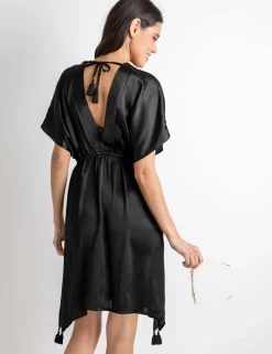 Sequin Placket Kaftan