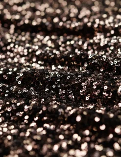 Sequin V-Neck Mini Wrap Dress