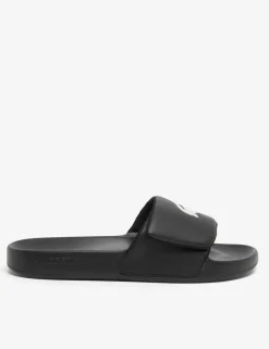 Serve Leather Slip on Pool Sliders