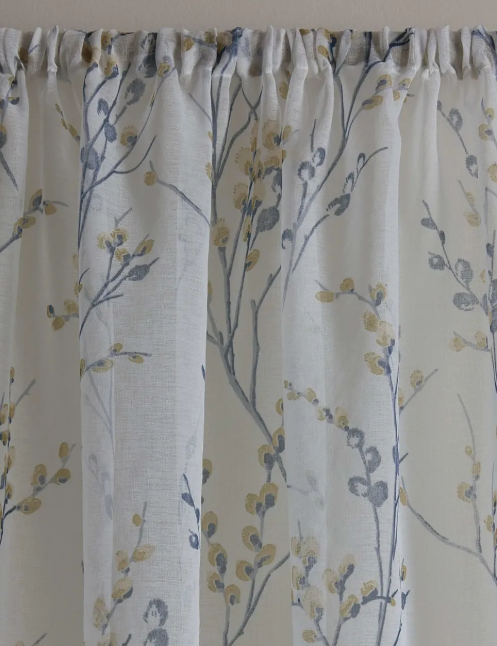Sheer Voile Panel Slot Top Curtain