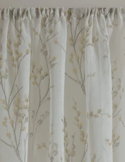 Sheer Voile Panel Slot Top Curtain