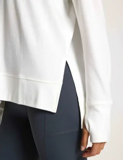 Shelby Crew Neck Step Hem Relaxed Sweat-shirt