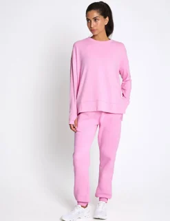 Shelby Crew Neck Step Hem Relaxed Sweat-shirt
