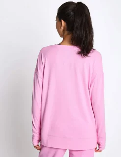 Shelby Crew Neck Step Hem Relaxed Sweat-shirt