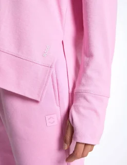 Shelby Crew Neck Step Hem Relaxed Sweat-shirt