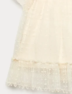Shirred Lace Top with Cami (6-16 Yrs)