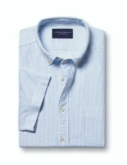 Short Sleeve Button Down Oxford Shirt