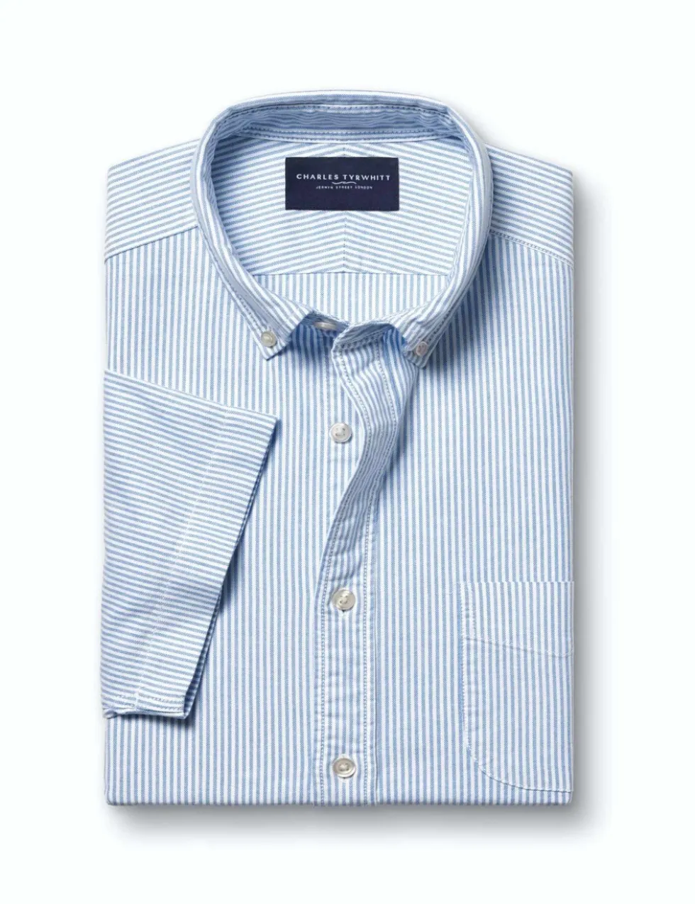Short Sleeve Button Down Oxford Shirt