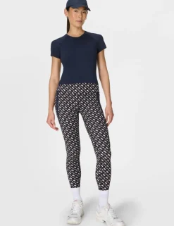 Side Stripe High Waisted 7/8 Leggings