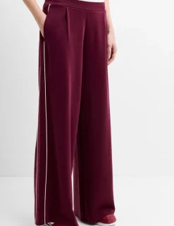 Side Stripe Wide Leg Trousers