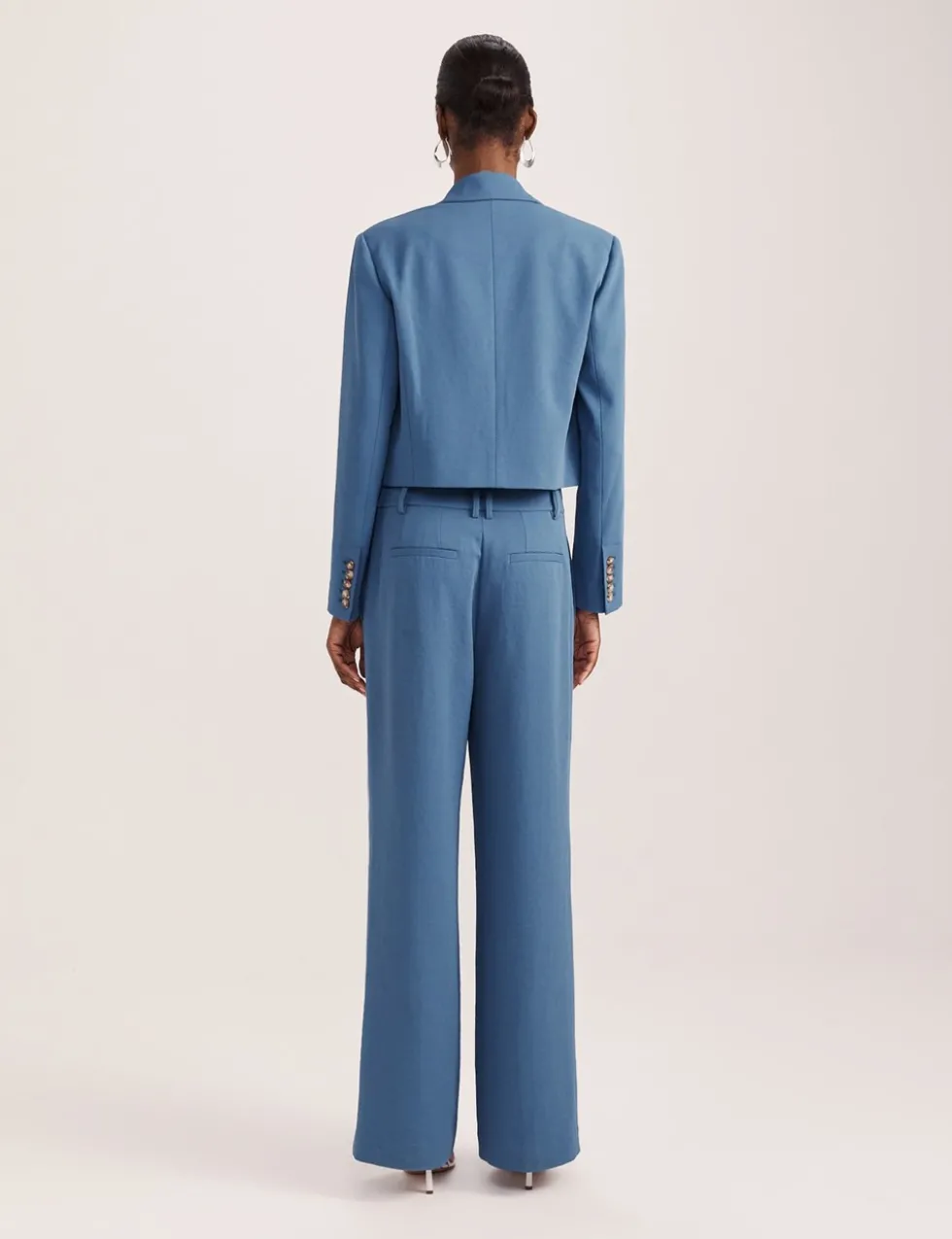Side Stripe Wide Leg Trousers