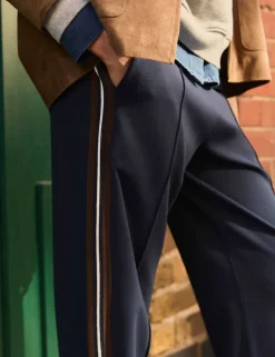 Side Stripe Wide Leg Trousers