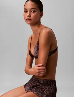 Signature Satin Animal Print Knicker Shorts