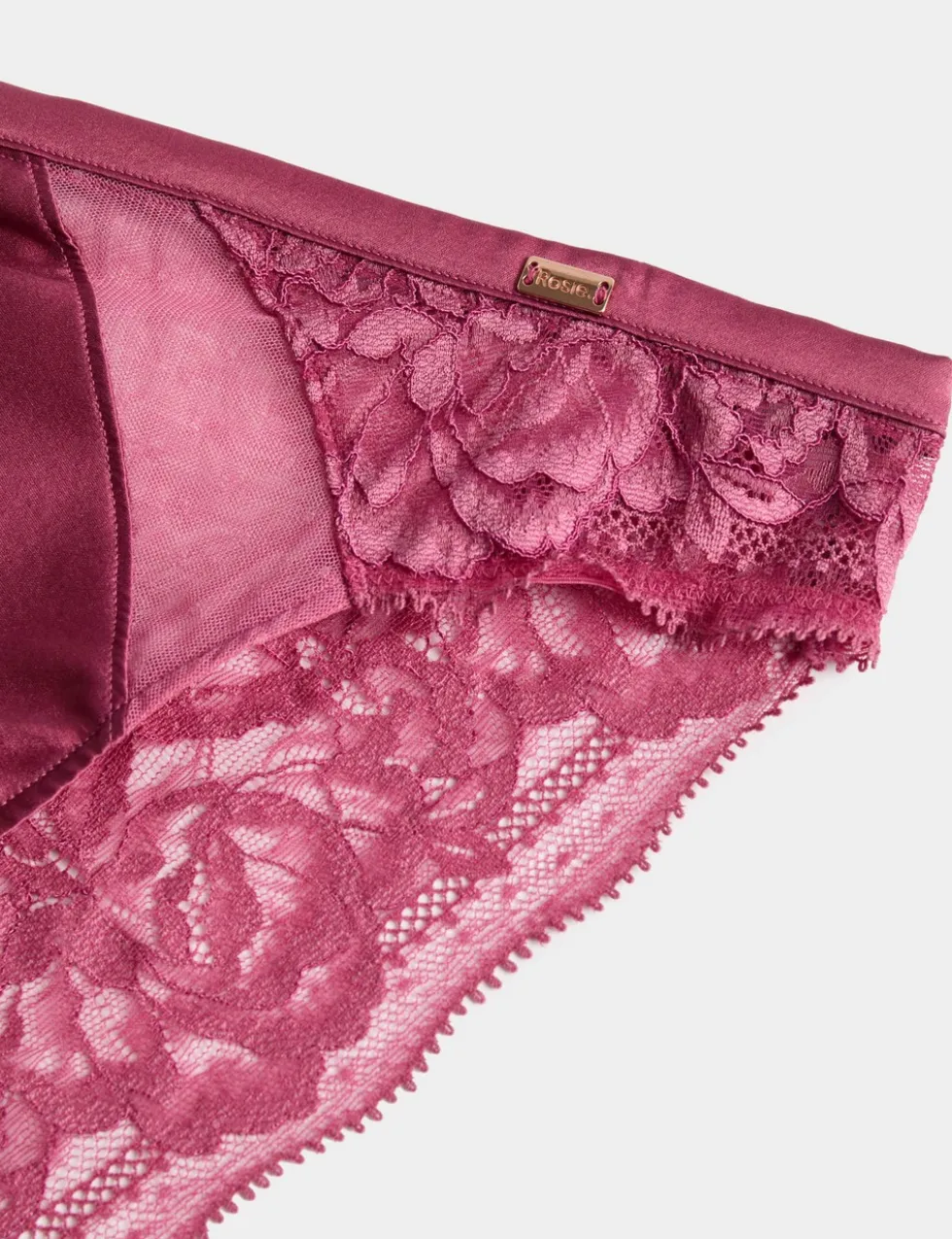 Silk & Lace High Leg Knickers