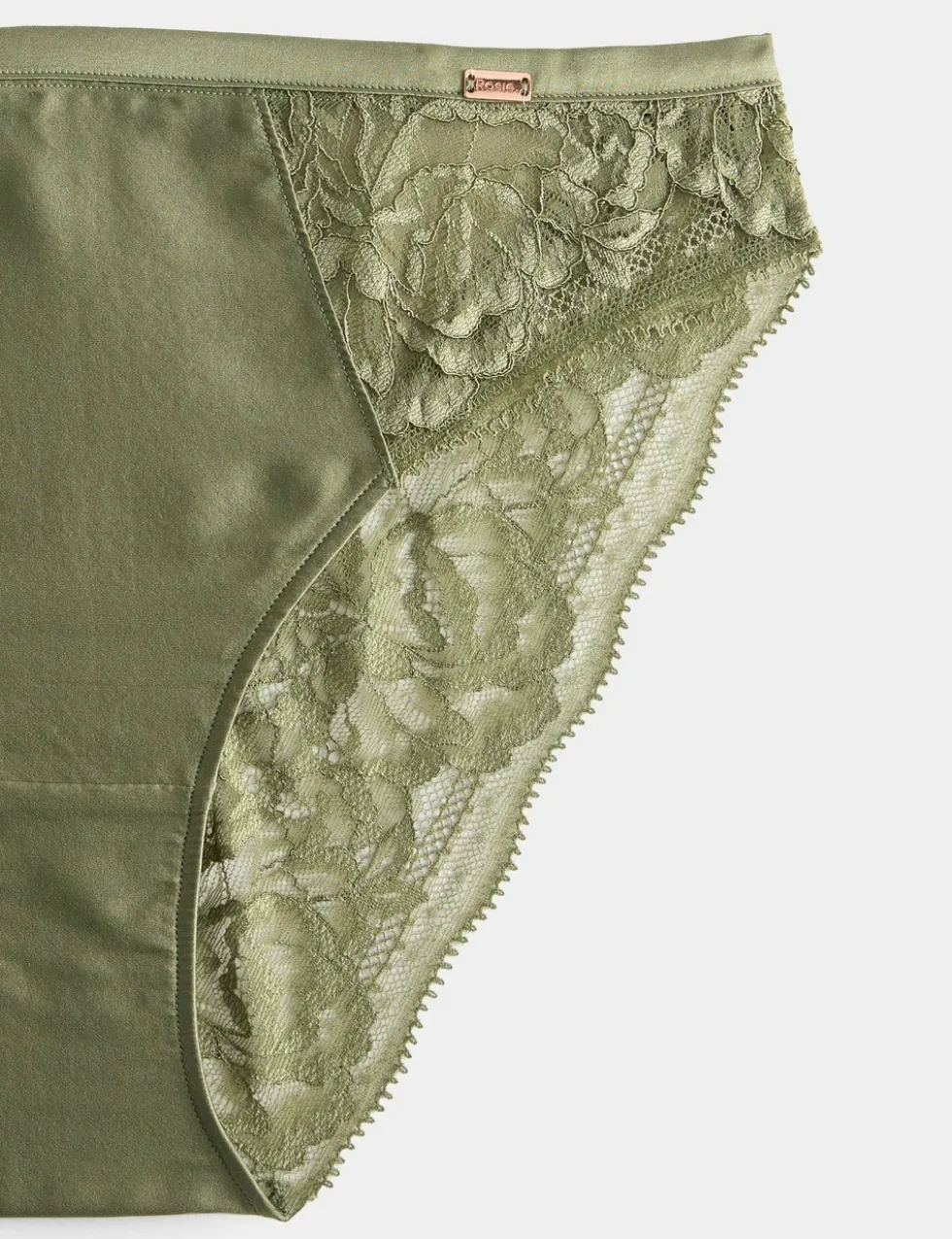Silk & Lace High Leg Knickers