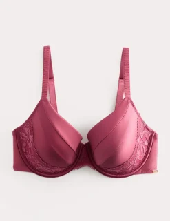 Silk & Lace Wired Full Cup Bra A-E