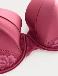 Silk & Lace Wired Full Cup Bra A-E