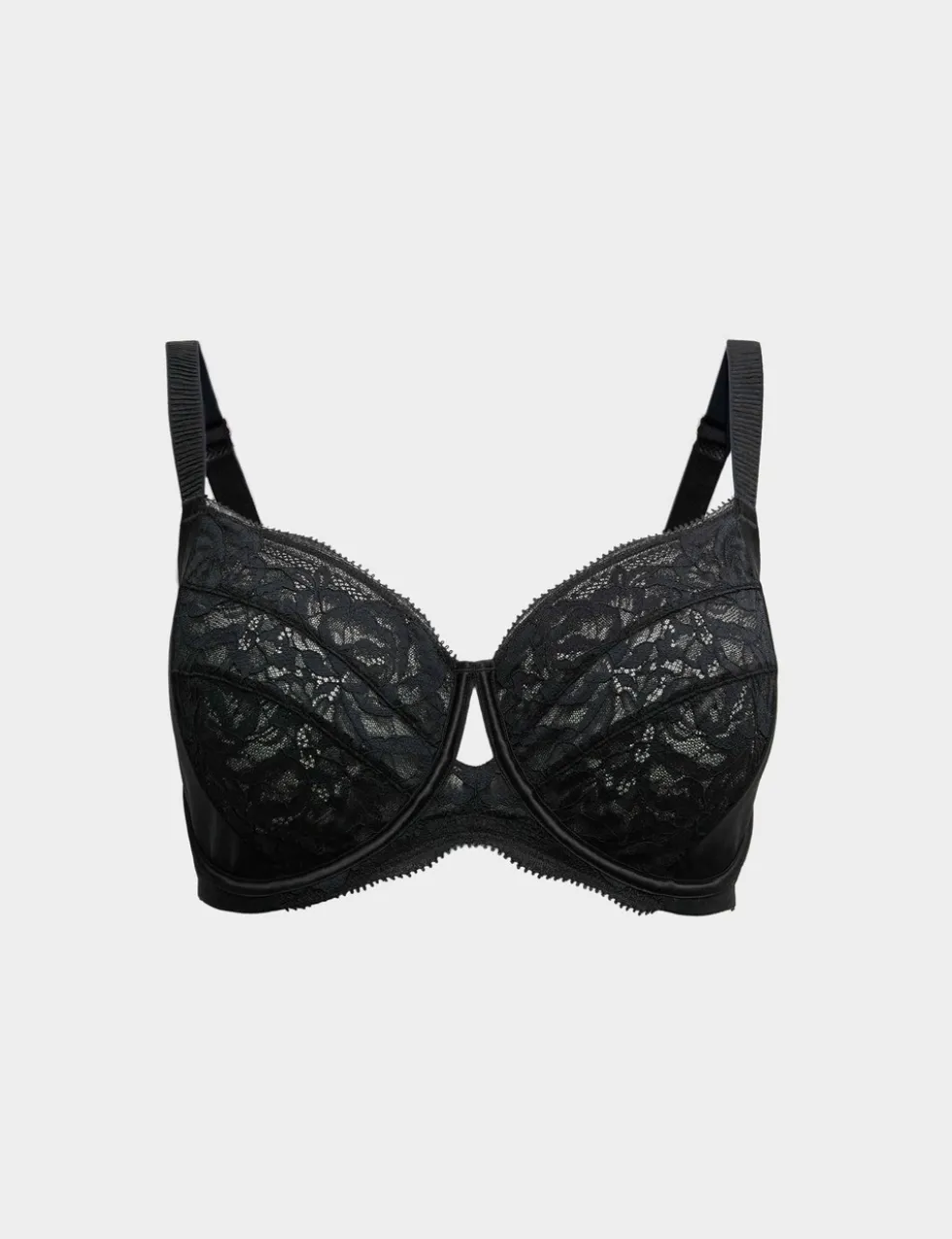 Silk & Lace Wired Minimiser Bra