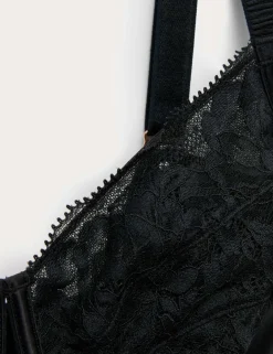 Silk & Lace Wired Minimiser Bra