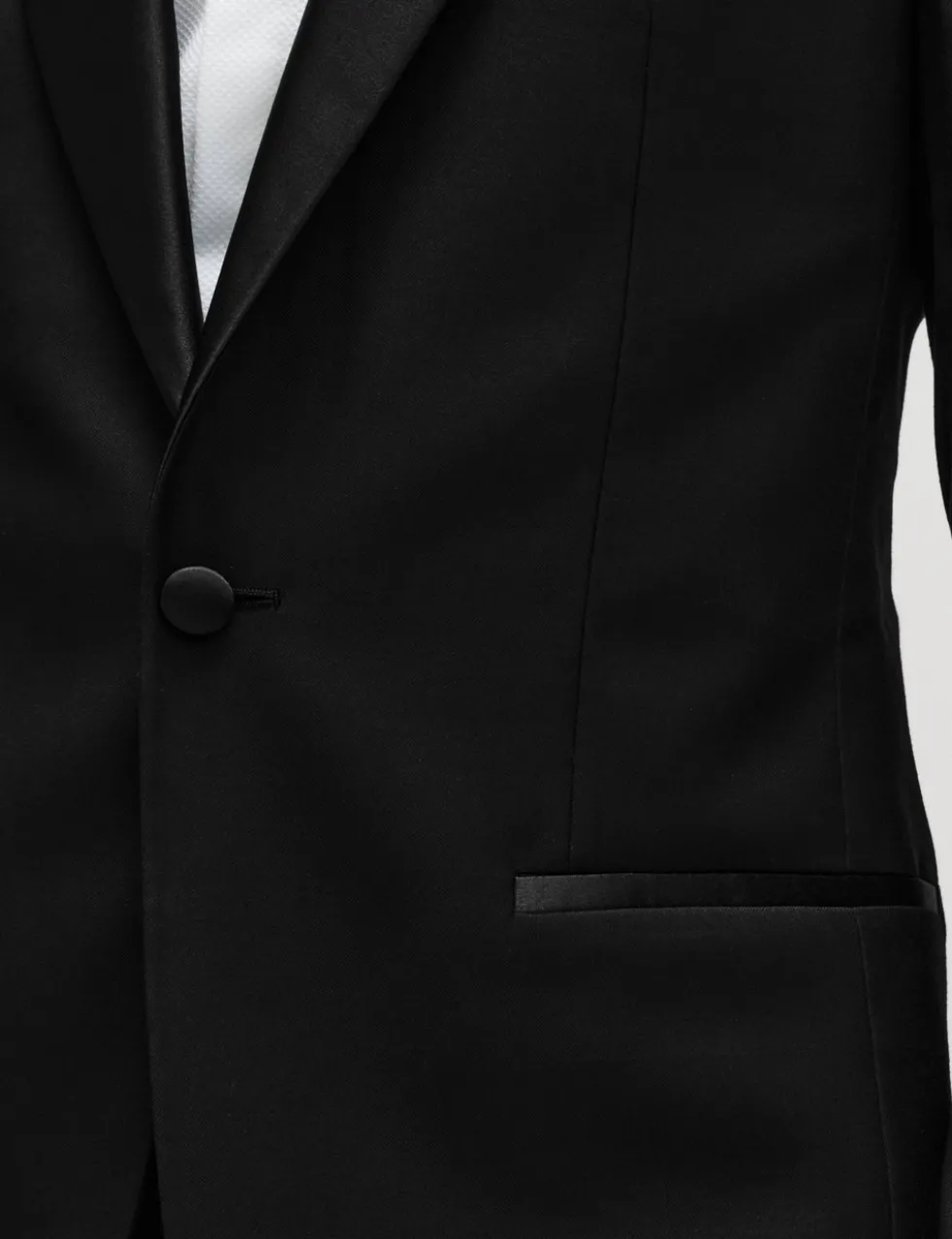 Skinny Fit Stretch Tuxedo Jacket