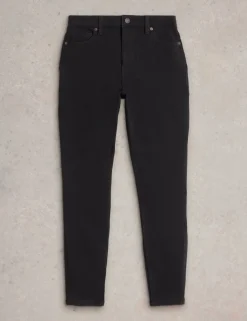 Skinny Mid Rise Ankle Grazer Jeans