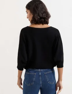 Slash Neck Jumper