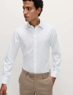 Slim Fit 2 Inch Shorter Ultimate Non Iron Cotton Shirt