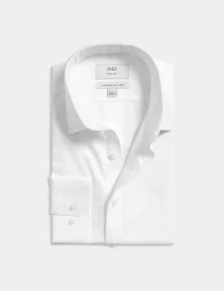 Slim Fit 2 Inch Shorter Ultimate Non Iron Cotton Shirt
