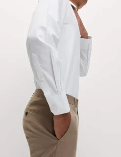 Slim Fit 2 Inch Shorter Ultimate Non Iron Cotton Shirt