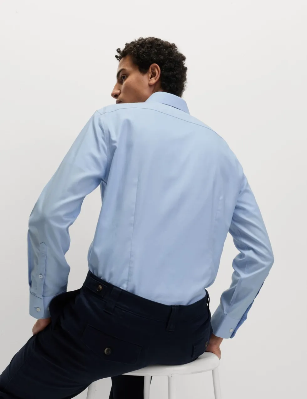 Slim Fit 2 Inch Shorter Ultimate Non Iron Cotton Shirt