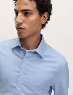 Slim Fit 2 Inch Shorter Ultimate Non Iron Cotton Shirt