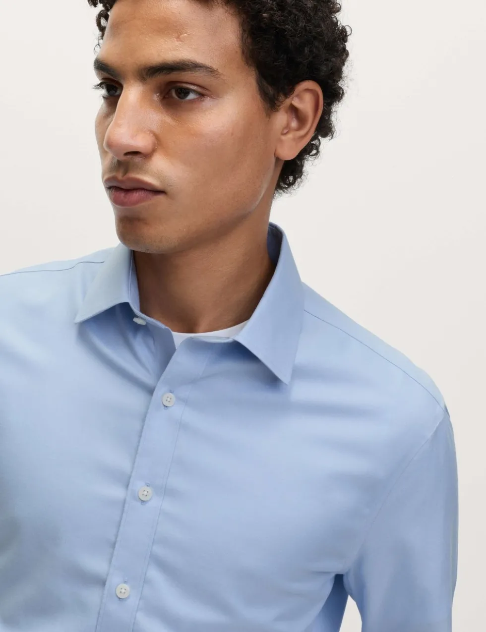 Slim Fit 2 Inch Shorter Ultimate Non Iron Cotton Shirt